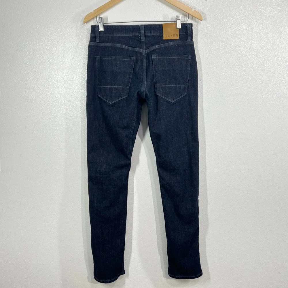 DU/ER L2X‎ Relaxed Taper Jeans Men Dark Wash Performance Stretch Denim Everyday